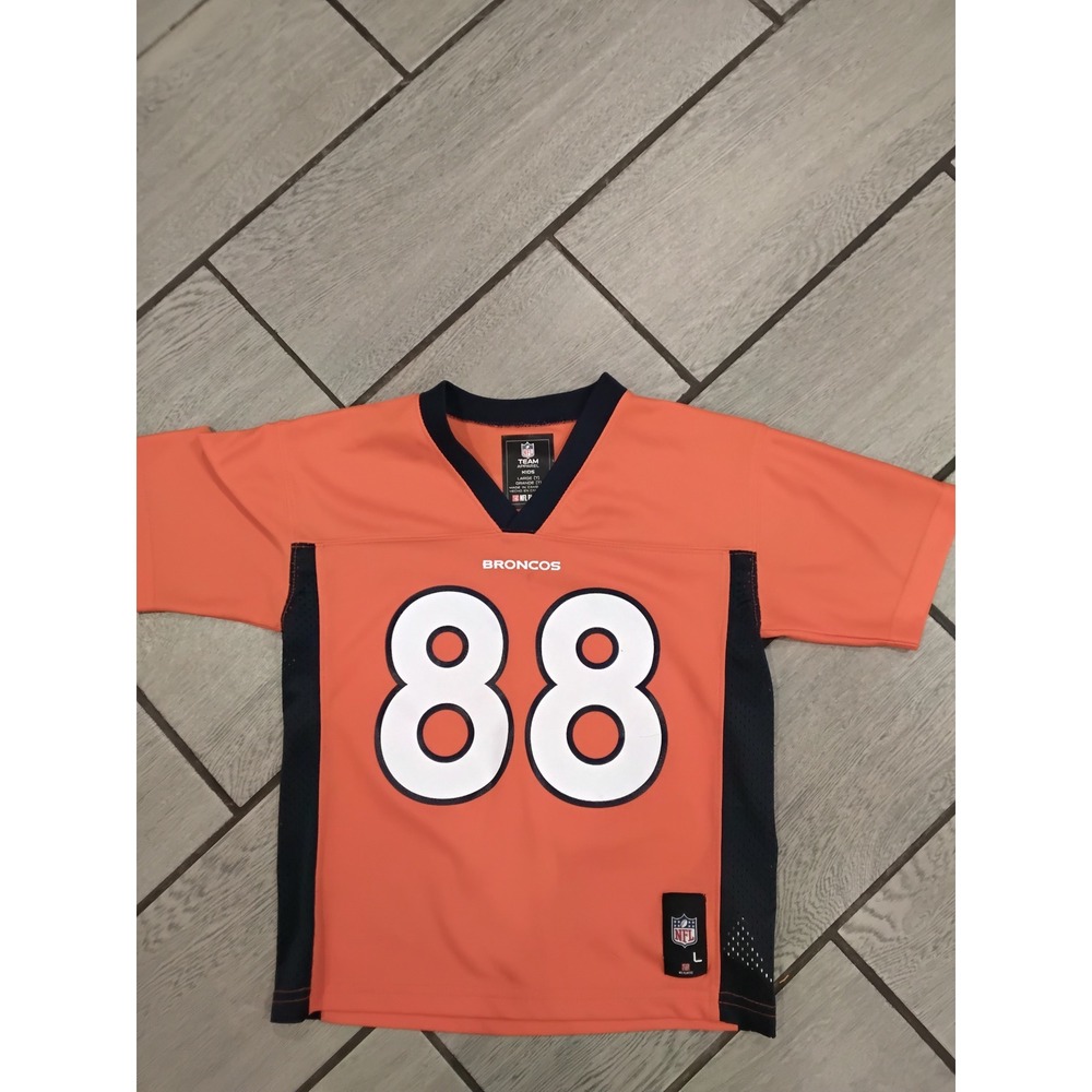 NFL Team Apparel Denver Broncos Demaryius Thomas‎ 88 Jersey Kids Large 7 Orange
